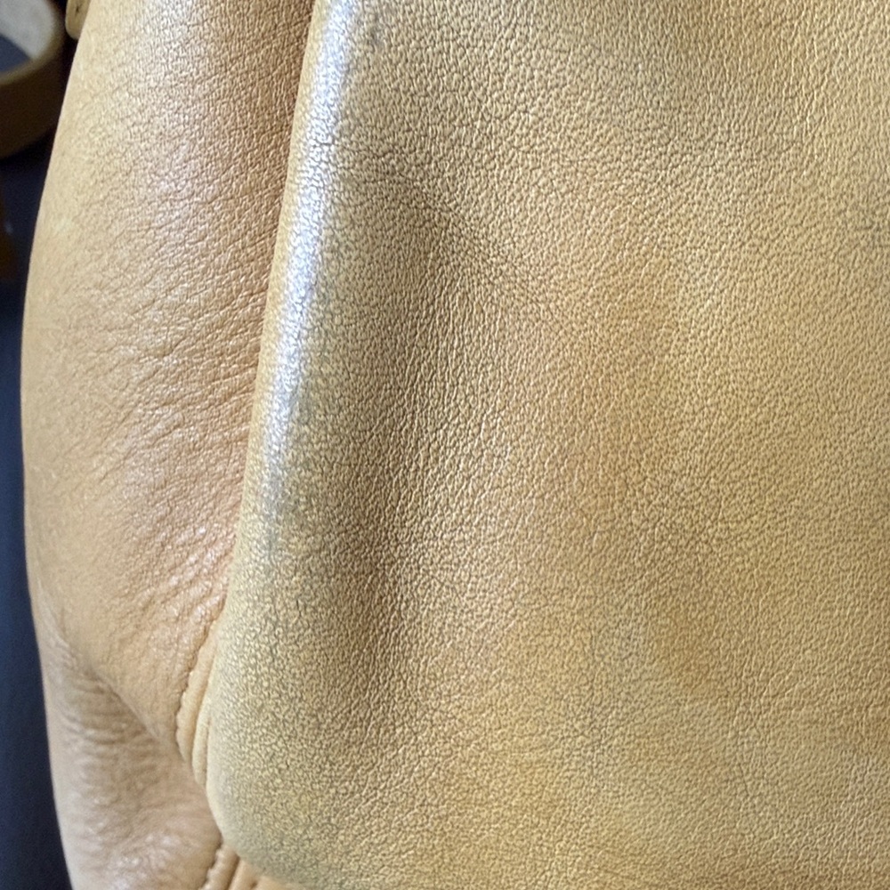 Vintage Coach SoHo Belted Pouch Bag Style # 4156 Yellow - Picture 7 of 16
